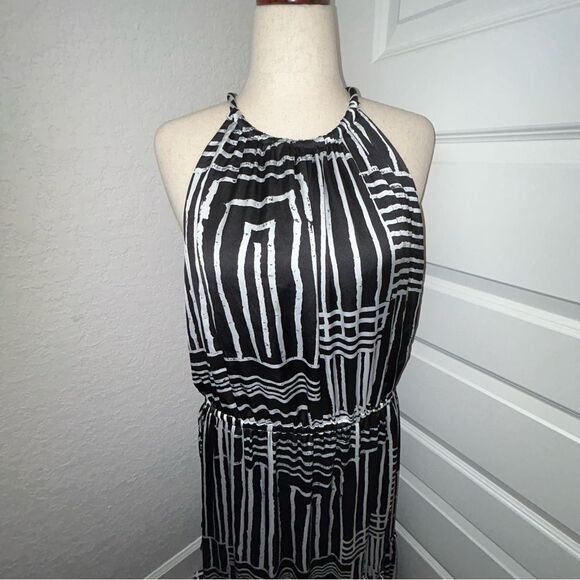 New, Chico’s Halter  Ruffle Maxi Dress Chicos - Picture 2 of 14